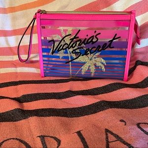 New Victoria’s Secret clear zipper bag